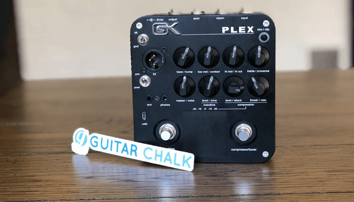 Preamp bass pedal